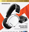 SteelSeries Headset Arctis Pro Wireless Gaming Headset - Lossless High Fidelity Wireless + Bluetooth for PS5/PS4 and PC - White