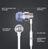 Logitech Earphones G333 Wired in Ear Earphones with Mic (White)