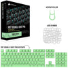 Corsair Keycap PBT Double-Shot PRO Keycap Mod Kit – Double-Shot PBT Keycaps – Standard Bottom Row – Textured Surface - (Mint Green)