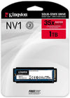 Kingston Internal SSD NVMe NV1 1TB M.2 2280 PCIe Up to 2100 MB/s (SNVS/1000G)