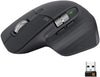 Logitech Mouse MX Master 3 Advanced Wireless Mouse, Ultrafast Scrolling, Ergonomic, 4000 DPI, Customization, USB-C, Bluetooth, USB, Apple Mac, Microsoft PC Windows, Linux, iPad - Graphite