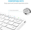 Anker Ultra Compact Slim Profile Wireless Bluetooth Keyboard for iOS, Android, Windows and Mac (White)