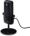 Elgato Wave 1 Premium USB Condenser Microphone and Digital Mixer for Streaming, Recording, Podcasting - Anti-Clipping Technology