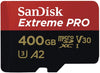 SanDisk Extreme Pro Micro SDXC UHS-I U3 A2 V30 Memory Card (400GB) SDSQXCZ-400G-GN6MA