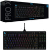 Logitech Keyboard G Pro X Mechanical RGB TKL Gaming Keyboard GX Blue Clicky Switch