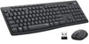Logitech MK295 Wireless Mouse & Keyboard Combo with SilentTouch Technology, Full Numpad, Advanced Optical Tracking, Lag-Free Wireless, 90% Less Noise - Graphite