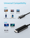 Anker Cable USB-C to HDMI for Home Office, 6ft Type C to HDMI Adapter Supports 4K 60Hz