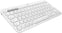 Logitech Keyboard K380 Wireless Multi-Device for Windows, Apple iOS, Apple TV Android or Chrome, Bluetooth, Compact Space-Saving Design, PC/Mac/Laptop/Smartphone/Tablet - (White)
