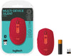 Logitech M590 Mouse - Optical, Wireless, 7 Button(s) Bluetooth/USB- (Ruby)