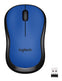Logitech M221 Wireless Mouse, Silent Buttons, 2.4 GHz with USB Mini Receiver, 1000 DPI Optical Tracking, 18-Month Battery Life, Ambidextrous - (Blue)
