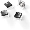 SteelSeries Keyboard PRISMCAPS - Double Shot Pudding-Style Keycaps - Durable PBT Thermoplastic - Compatible with a Wide Range of Mechanical Keyboards - Black