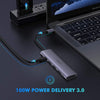 UGreen USB C Hub 5 in 1 Type C 3.1 to 4K HDMI 3 USB 3.0 Ports PD Charging Port Multiport Adapter Thunderbolt 3 Dock Station Dongle
