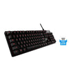 Logitech Keyboard G413 Backlit Mechanical Gaming Keyboard with USB Passthrough – Carbon