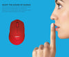 Logitech M331 SILENT PLUS Wireless Mouse Red Color