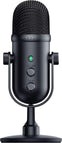 Razer Microphone Seiren V2 Pro USB Microphone for Streaming, Gaming, Recording, Podcasting on PC, Twitch, YouTube: High Pass Filter - Mic Monitoring and Gain Control - Built-in Shock Absorber and Mic Windsock