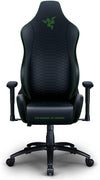 Razer Gaming Chair Iskur X Ergonomically Designed for Hardcore Gaming - Multi-Layered Synthetic Leather - High-Density Foam Cushions - 2D Armrests - Steel-Reinforced Body - (Black/Green)