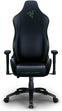 Razer Gaming Chair Iskur X Ergonomically Designed for Hardcore Gaming - Multi-Layered Synthetic Leather - High-Density Foam Cushions - 2D Armrests - Steel-Reinforced Body - (Black/Green)