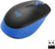Logitech Mouse M190 Wireless Mouse Full Size Comfort Curve Design 1000Dpi - Blue