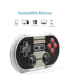 8Bitdo NES 30 Pro Game Controller Wireless Bluetooth Dual Classic Joystick Gamepad for iOS, Android, Mac OS, Windows