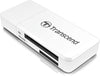Transcend TS-RDF5K USB 3.1 SDHC/SDXC/microSDHC/SDXC Card Reader, White