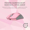 Razer Mouse Viper Ultimate Lightest Wireless Gaming Mouse & RGB Charging Dock: Hyperspeed Wireless Technology - 20K DPI Optical Sensor - 78g Lightweight - Optical Mouse Switch - 70 Hr Battery - Quartz Pink