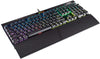 Corsair Keyboard K70 RGB MK.2 Rapidfire Mechanical Gaming Keyboard - USB Passthrough & Media Controls - Fastest & Linear - Cherry MX Speed - RGB LED Backlit