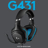 Logitech Headset G431 7.1 Surround Sound Gaming Headset with DTS Headphone (Black)