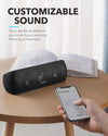 Anker Soundcore Motion+ Bluetooth Speaker with Hi-Res 30W Audio, BassUp, Wireless Speaker, App, Custom EQ, 12H Playtime, Waterproof, USB-C (Black)