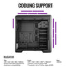 Cooler PC Case Master MasterBox CM694 With Tempered Glass Side Panel Mid Tower EATX Computer Cabinet Mesh Front Modular HDD Cages with 3 120mm Fans MCB-CM694-KG5N-S00