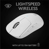 Logitech Mouse G Pro X SUPERLIGHT Wireless Gaming Mouse, Ultra-Lightweight, HERO 25K Sensor, 25,600 DPI, 5 Programmable Buttons, Long Battery Life - White