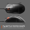 SteelSeries Mouse Prime Wired FPS Gaming Mouse – 18,000 CPI TrueMove Pro Optical Sensor – 5 Programmable Buttons – Magnetic Optical Switches – Brilliant Prism RGB Lighting - Black