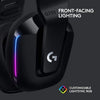 Logitech Headset G733 Lightspeed Wireless Gaming Headset with Suspension Headband, LIGHTSYNC RGB, Blue VO!CE mic Technology and PRO-G Audio Drivers - (Black)