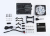 Cooler Master Hyper 212 LED Turbo White Edition CPU Cooler with 2 PWM fans with White LEDs - White - RR-212TW-16PW-R1