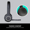 Logitech Headset H600 Over-The-Head Wireless Headset for (Black)