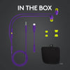 Logitech Earphones G333 Wired in Ear Earphones with Mic (Purple)