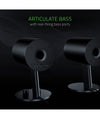 Razer Speaker Nommo - Computer Speakers, Rear Bass Ports for Full Range Gaming & Sound Immersion - Custom Woven Glass Fiber 3" Drivers