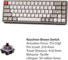 Keychron K6 68-Key Hot-Swappable Wireless Bluetooth/USB Wired Gaming Mechanical Keyboard, Compact 65% Layout Non-Backlit, Gateron (Brown Switch) (K6V3)