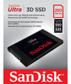 SanDisk SSD Ultra 3D 250GB NAND SATA III - 2.5-inch Solid State Drive - SDSSDH3-250G-G25