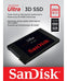 SanDisk SSD Ultra 3D 250GB NAND SATA III - 2.5-inch Solid State Drive - SDSSDH3-250G-G25