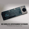 Corsair Keyboard K83 Wireless Keyboard - Bluetooth and USB - Works w/ PC, Smart TV, Streaming Box - Backlit LED