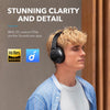 Anker Soundcore Life Q20+ Active Noise Cancelling Headphones, 40H Playtime, Hi-Res Audio, Soundcore App, Connect to 2 Devices, Memory Foam Earcups