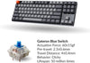 Keychron K8 Tenkeyless Wireless Mechanical Keyboard for Mac, White Backlight, Bluetooth, Multitasking, Type-C Wired Gaming Keyboard for Windows with Gateron (Blue Switch) (K8J2)