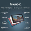 Amazon Fire HD 10 Tablet (10.1" 1080p full HD display, 64 GB) – Black (2019 Release)