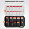 Tomtoc 100 Cartridge Game Holder for Nintendo Switch, Sony Ps Vita Games and SD Memory Cards, Nintendo Switch Game Card Case
