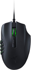 Razer Mouse Naga X Wired MMO Gaming Mouse: 18K DPI Optical Sensor - 2nd-gen Razer Optical Switch - Chroma RGB Lighting - 16 Programmable Buttons - 85g - Classic Black