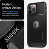 Spigen Casing iPhone 13 Pro Max Rugged Armor Matte Black ACS03200