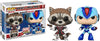 Funko Marvel Vs Capcom 02 Rocket Vs Mega Man X Pop! Vinyl Figure
