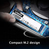 Kingston A2000 500GB NVMe PCIe Gen 3.0 x 4 Lanes Up to 2000MB/S with Full Security Suite SA2000M8/500G