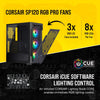 Corsair PC Case iCUE 220T RGB Airflow Tempered Glass Mid-Tower Smart Case - Black (CC-9011173-WW)