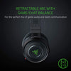Razer Headset Nari Ultimate Wireless 7.1 Surround Sound Gaming Headset: THX Audio & Haptic Feedback - Auto-Adjust Headband - Chroma RGB - Retractable Mic - For PC, PS4, PS5 - (Black)